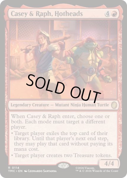 画像1: [EX+]Casey & Raph, Hotheads《英語》【TMC】 (1)