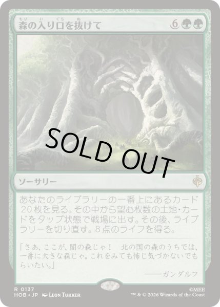 画像1: [EX+](FOIL)森の入り口を抜けて/Through the Forest Gate《日本語》【HOB】 (1)