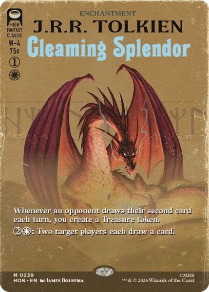 画像1: [EX+](FOIL)(フルアート)煌びやかなる豪奢/Gleaming Splendor《英語》【HOB】 (1)