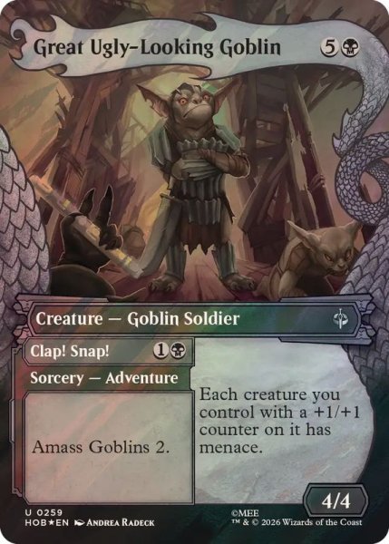 画像1: (サージFOIL)大きな醜い顔のゴブリン/Great Ugly-Looking Goblin《英語》【HOB】 (1)