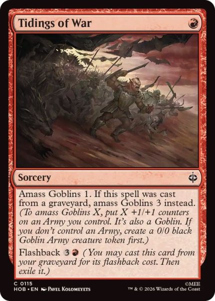 画像1: (FOIL)戦の知らせ/Tidings of War《英語》【HOB】 (1)