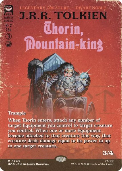 画像1: (フルアート)山の王、ソーリン/Thorin, Mountain-king《英語》【HOB】 (1)