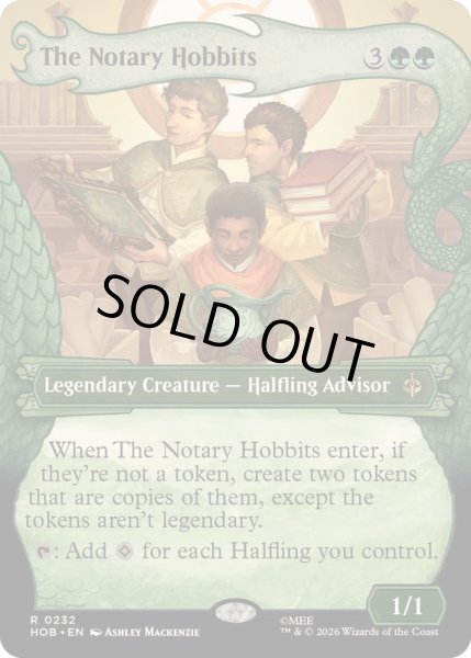 画像1: (フルアート)ホビットの公証人/The Notary Hobbits《英語》【HOB】 (1)