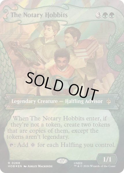 画像1: [EX+](サージFOIL)ホビットの公証人/The Notary Hobbits《英語》【HOB】 (1)