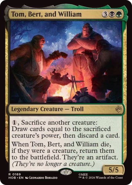 画像1: (FOIL)トム、バート、ウイリアム/Tom, Bert, and William《英語》【HOB】 (1)