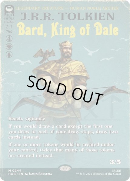 画像1: (フルアート)谷間の国の王、バルド/Bard, King of Dale《英語》【HOB】 (1)