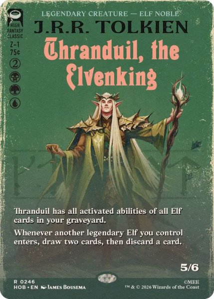 画像1: [EX+](フルアート)エルフ王、スランドゥイル/Thranduil, the Elvenking《英語》【HOB】 (1)