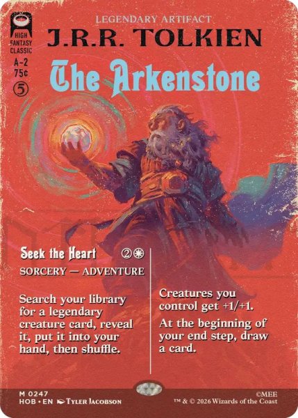 画像1: (FOIL)(フルアート)(0247)アーケン石/The Arkenstone《英語》【HOB】 (1)