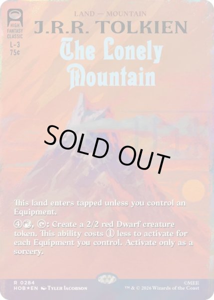 画像1: (サージFOIL)はなれ山/The Lonely Mountain《英語》【HOB】 (1)