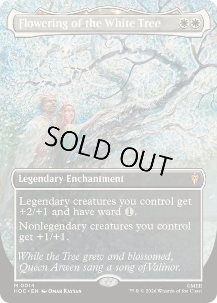 画像1: [EX+](FOIL)(フルアート)白の木に花開く/Flowering of the White Tree《英語》【HOC】 (1)