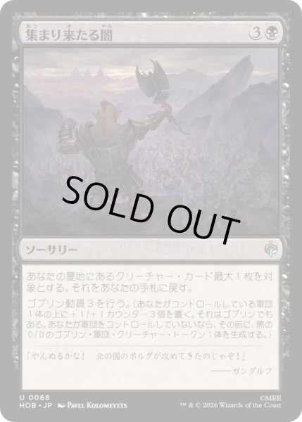画像1: [EX+](FOIL)集まり来たる闇/Gathering of Darkness《日本語》【HOB】 (1)