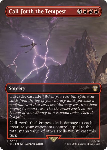画像1: [EX+](FOIL)(フルアート)Call Forth the Tempest《英語》【LTC】 (1)