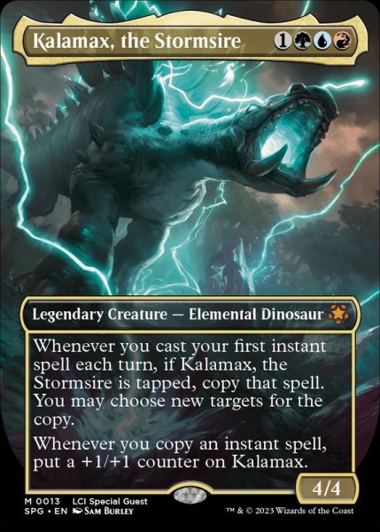 画像1: (フルアート)嵐呼びのカラマックス/Kalamax, the Stormsire《英語》【SPG】 (1)