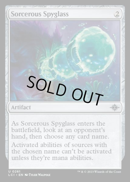 画像1: (FOIL)魔術遠眼鏡/Sorcerous Spyglass《英語》【LCI】 (1)