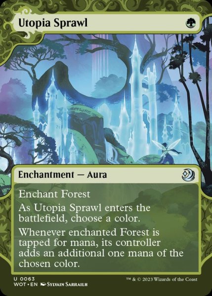 画像1: [EX+](ショーケース枠)楽園の拡散/Utopia Sprawl《英語》【WOT】 (1)