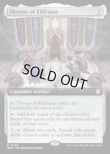 画像1: (FOIL)(フルアート)エルドレインの玉座/Throne of Eldraine《英語》【WOC】 (1)