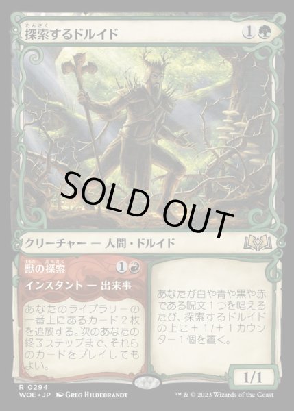 画像1: [EX+](FOIL)(ショーケース枠)探索するドルイド/Questing Druid《日本語》【WOE】 (1)