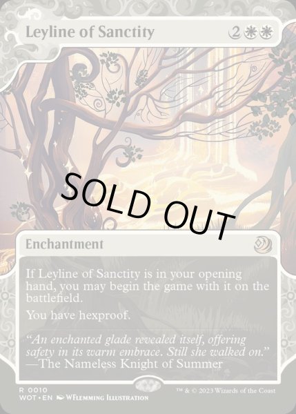 画像1: [EX+](FOIL)(ショーケース枠)神聖の力線/Leyline of Sanctity《英語》【WOT】 (1)