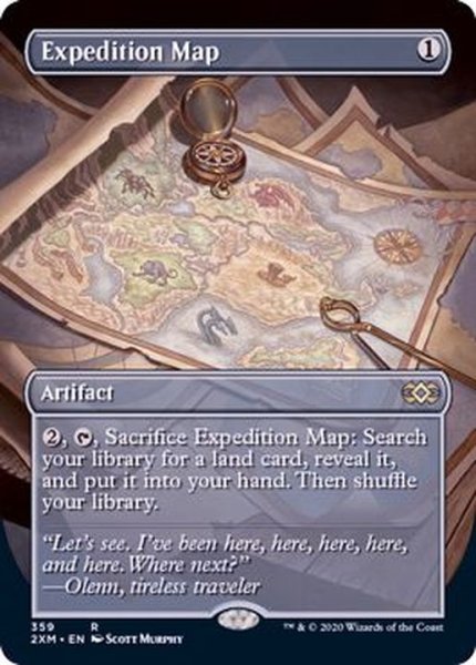 画像1: (FOIL)(フルアート)探検の地図/Expedition Map《英語》【2XM】 (1)