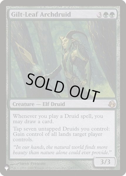画像1: 光り葉の大ドルイド/Gilt-Leaf Archdruid《英語》【Reprint Cards(The List)】 (1)