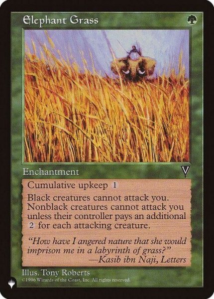 画像1: [EX+]エレファント・グラス/Elephant Grass《英語》【Reprint Cards(The List)】 (1)