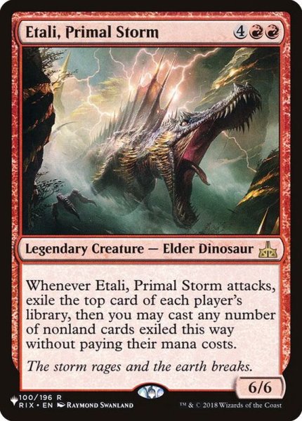 画像1: [EX+]原初の嵐、エターリ/Etali, Primal Storm《英語》【Reprint Cards(The List)】 (1)