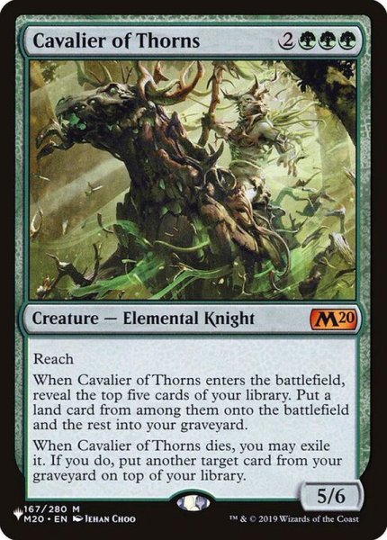画像1: 茨の騎兵/Cavalier of Thorns《英語》【Reprint Cards(The List)】 (1)