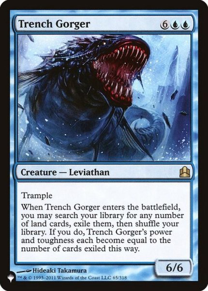 画像1: 海溝喰らい/Trench Gorger《英語》【Reprint Cards(The List)】 (1)