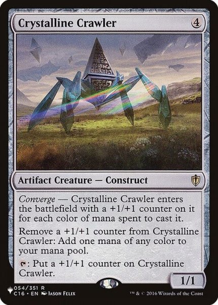 画像1: (C16)水晶の這行器/Crystalline Crawler《英語》【Reprint Cards(The List)】 (1)