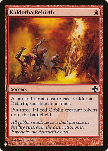 画像1: カルドーサの再誕/Kuldotha Rebirth《日本語》【Reprint Cards(The List)】 (1)