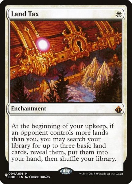 画像1: [EX+]土地税/Land Tax《英語》【Reprint Cards(The List)】 (1)