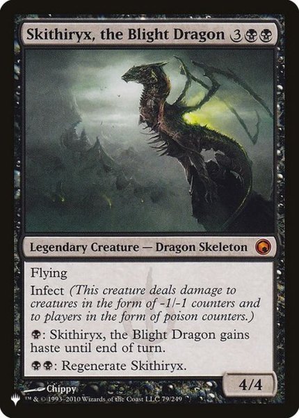 画像1: [EX]荒廃のドラゴン、スキジリクス/Skithiryx, the Blight Dragon《英語》【Reprint Cards(The List)】 (1)