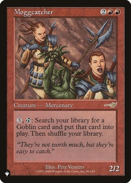 画像1: [EX+]モグ捕り人/Moggcatcher《英語》【Reprint Cards(The List)】 (1)