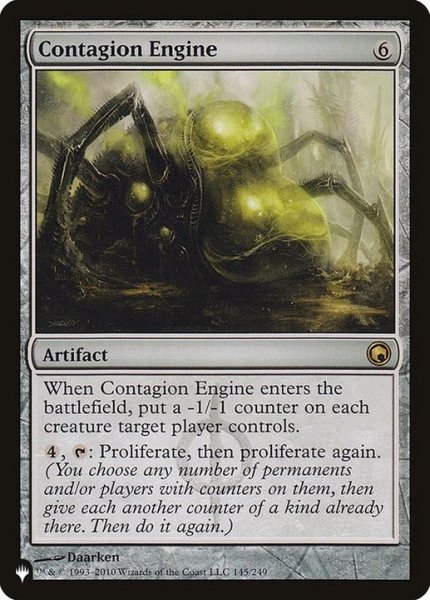 画像1: [EX+]伝染病エンジン/Contagion Engine《英語》【Reprint Cards(The List)】 (1)