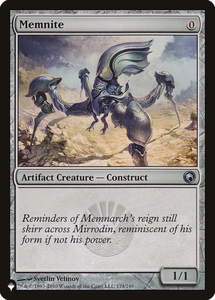 画像1: [EX+]メムナイト/Memnite(SOM)《英語》【Reprint Cards(The List)】 (1)