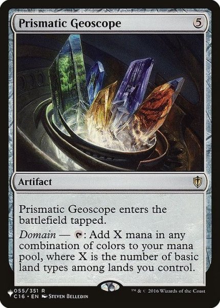 画像1: [EX+]虹色の大地鏡/Prismatic Geoscope《英語》【Reprint Cards(The List)】 (1)