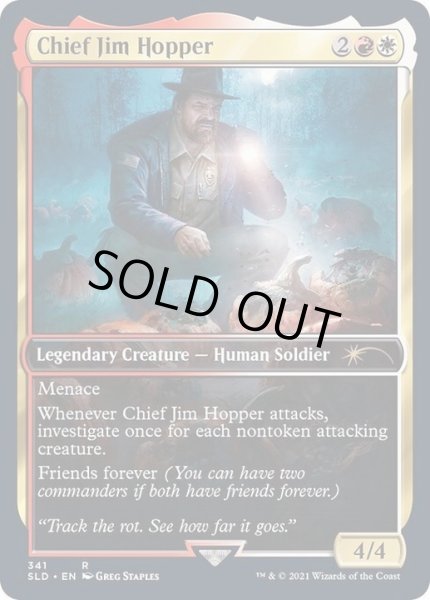 画像1: [EX+](FOIL)(341)Chief Jim Hopper《英語》【SLD】 (1)