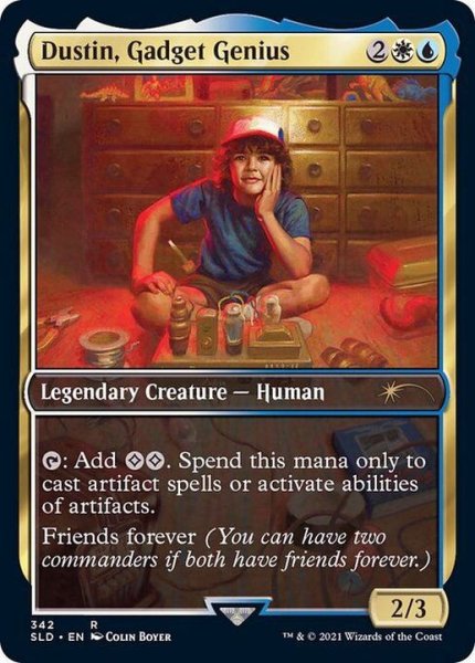 画像1: [EX+](FOIL)(342)Dustin, Gadget Genius《英語》【SLD】 (1)