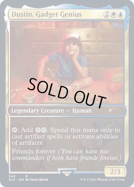 画像1: [EX+](FOIL)(342)Dustin, Gadget Genius《英語》【SLD】 (1)