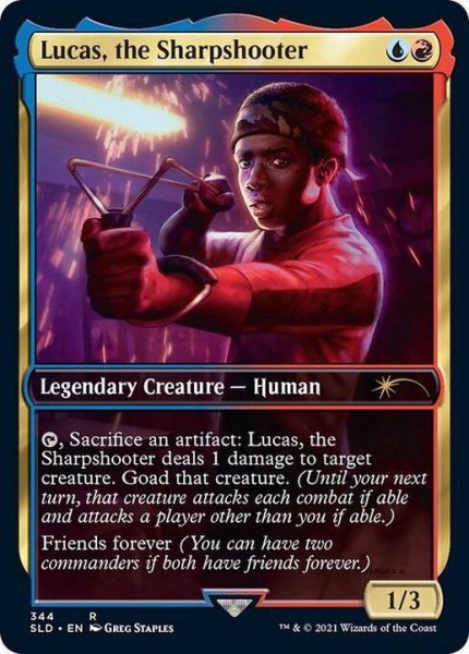 画像1: (FOIL)(344)Lucas, the Sharpshooter《英語》【SLD】 (1)