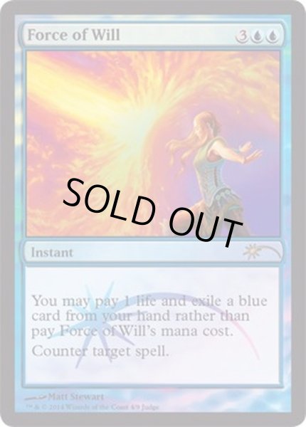 画像1: [EX+](FOIL)意志の力/Force of Will《英語》【Judge Promos】 (1)