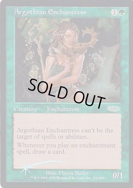 画像1: [EX+](FOIL)アルゴスの女魔術師/Argothian Enchantress《英語》【Judge Promos】 (1)