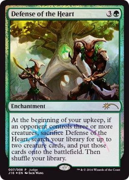 画像1: (FOIL)中心部の防衛/Defense of the Heart《英語》【Judge Promos】 (1)