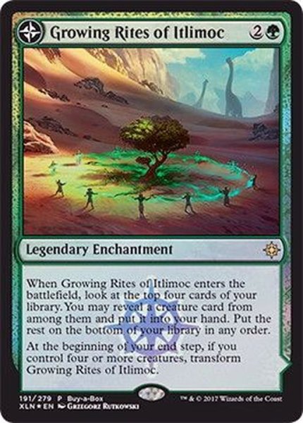 画像1: [EX+](FOIL)イトリモクの成長儀式/Growing Rites of Itlimoc《日本語》【Buy-A-Box Promos】 (1)