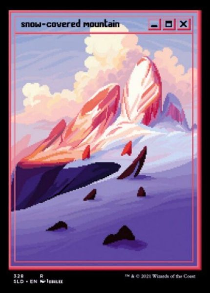 画像1: (328)冠雪の山/Snow-Covered Mountain《英語》【SLD】 (1)