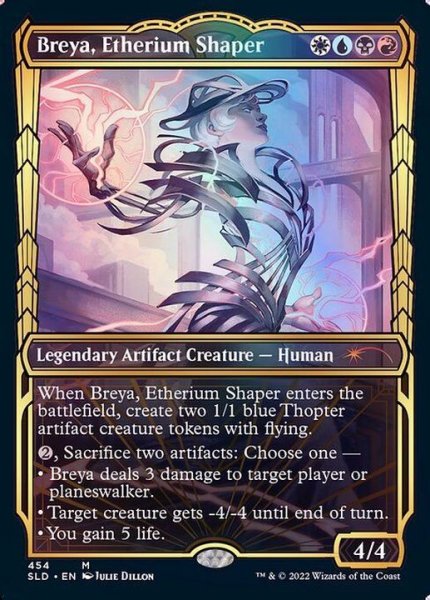 画像1: (箔押しFOIL)(454)エーテリウム造物師、ブレイヤ/Breya, Etherium Shaper《英語》【SLD】 (1)