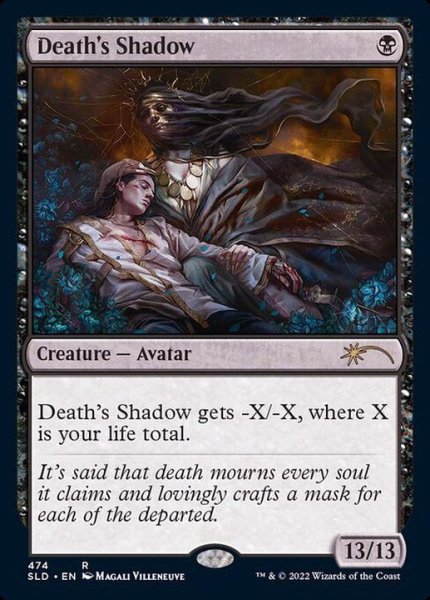 画像1: (FOIL)(474)死の影/Death's Shadow《英語》【SLD】 (1)