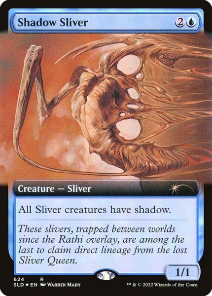 画像1: (FOIL)(624)陰影スリヴァー/Shadow Sliver《英語》【SLD】 (1)