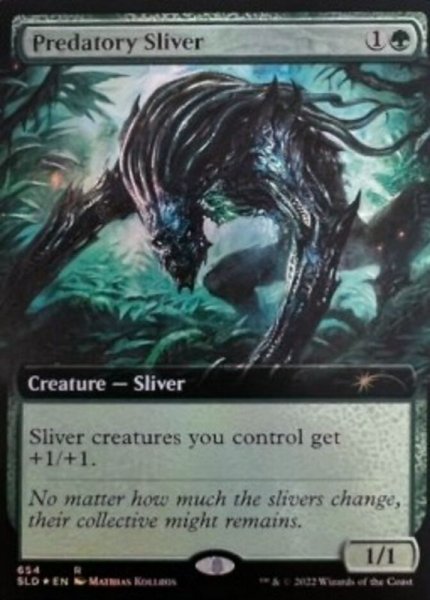 画像1: [EX+](FOIL)(654)捕食スリヴァー/Predatory Sliver《英語》【SLD】 (1)