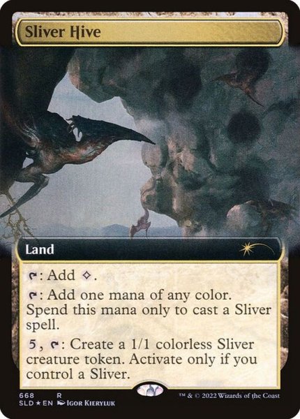 画像1: (FOIL)(668)スリヴァーの巣/Sliver Hive《英語》【SLD】 (1)